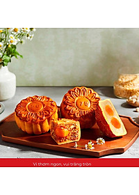 [HSD: 24/10/2025] Hộp 4 Bánh Trung Thu Givral Sum Vầy 4 (200gr)