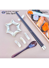 Muỗng Thìa cho bé gỗ Trắc/Cẩm (15cm) decor, xúc gia vị, ăn uống siêu sạch - CTH771 - HAHANCO