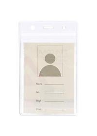 Bảng Tên Nhựa PVC Stacom Có Khóa Kéo ID-PVC6688