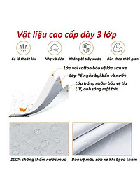 {BẠT DÀY NẶNG} Bạt phủ ô tô, áo trùm xe, bạt che nắng mưa 3 LỚP DÀNH CHO XE Toyota Vios