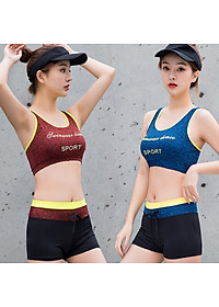 Đồ Bơi Nữ Hai Mảnh Kiểu Dáng Thể Thao Đa Năng ATO67 MayHomes Set Áo Và Short Women Swimwear