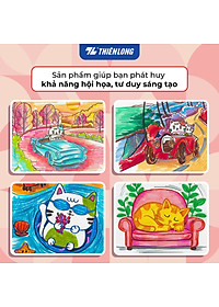 Bút lông màu Fiber Pen 36 màu Thiên Long Colokit rửa được tiêu chuẩn Châu Âu an toàn sử dụng tô màu, vẽ tranh SWM-C006