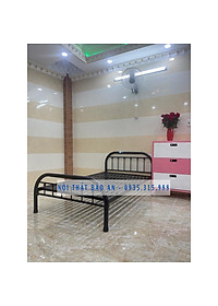 Giường sắt 1m2 kiểu bi siêu đẹp