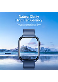 Miếng Dàn Màn Hình Dux Ducis Dành Cho Apple Watch 10/ 9 / 8 / 7 / 6 / 5 / 4 / SE / SE 2, Chất liệu PMMA, bộ 2 miếng_ Hàng chính hãng