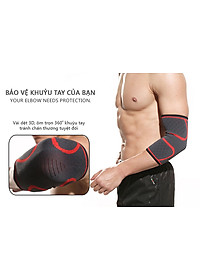 Bảo vệ khuỷu tay Rhino 7546 (1 Đôi) giảm chấn thương khi chơi thể thao, bóng đá, bóng rổ, bóng chuyền - Hàng chính hãng dành cho cả nam và nữ