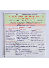 Ôn Tập Nhanh Kì Thi THPT Quốc Gia - Môn Địa Lí