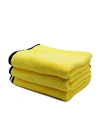 Combo 2 Khăn Lau Xe Ô Tô Siêu Thấm Size 30cm x 40cm, Khăn Lau Nội Thất Cho Xe, Chất Liệu Microfiber - Hàng Loại 1 Chính Hãng MINIIN