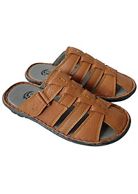 Dép Nam Bít Đầu BIGGBEN Da Bò Thật DN357