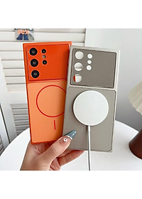 Ốp Lưng Từ Tính Cho Galaxy S25 Ultra / S24 Ultra Nhựa Cứng Mờ Tráng Gương - BUM STORE GALAXY CASE