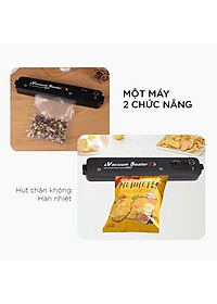 Máy Hút Chân Không Thực Phẩm Kèm Hàn Miệng Túi, Bảo Hành 2 Năm, Dụng Cụ Nhà Bếp