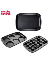 Nồi điện 3 trong 1 lẩu, hấp, nướng đa năng cao cấp Morphy Richards - Chất liệu: Nhôm hợp kim - Công suất 1400W  - Có 4 màu - Hàng Nhập Khẩu