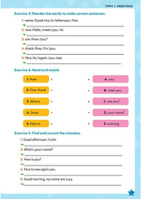 Sách Chinh Phục 100 Cấu Trúc Ngữ Pháp Tiếng Anh Tiểu Học - Tập 1
