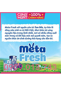 Thùng sữa tươi Nutricare Meta Fresh Ít Đường sữa non tăng cường miễn dịch