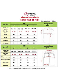Bộ Quần ÁoThể Thao Nam FASVIN AT22500.HN Hàng Nhà Máy Chất Liệu tốt Phom Dáng Đẹp