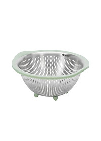 Rổ Inox Cao Cấp Elmich EL-1110 EL-1112 23cm 29cm, Hàng Chính Hãng, Có Chân Đỡ Ráo Nước - JoyMall