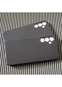 Ốp lưng dành cho SamSung Galaxy A25 dẻo màu đen bảo vệ camera sau, chống bám vân tay - Hàng chính hãng