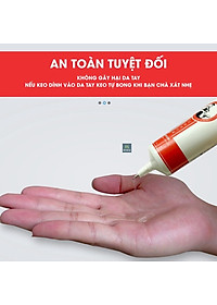 Keo dán giày Nhật Bản trong suốt siêu dính Akomi 60ml