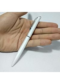 Bút Bi Kim Loại Nắp Vặn Cao Cấp Energel Thân Trắng Mực Xanh - Pentel Bl2007W-C