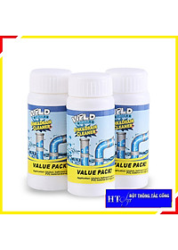 Bột thông tắc cống - HT SYS - Thông tắc cống chậu rửa bát - Thông tắc cống bồn cầu - SIÊU MẠNH - 110G