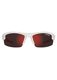 Kính mát thể thao Unisex Tifosi Shutout - Gọng Matte White Tròng Smoke Red
