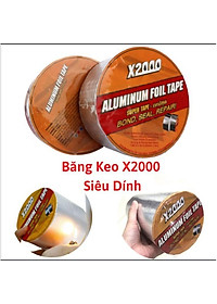 Băng keo chống thấm x2000 băng keo siêu dính Nhật Bản chống thấm dột, dán tường, dán mái tôn, bể bơi