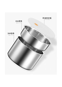 Cặp lồng inox 304 dày siêu giữ nhiệt, chống tràn