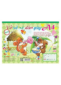 Vở vẽ KLONG A4 xé, 20 tờ; MS: 709