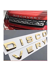 Chữ nổi 3D Discovery dán nắp capo - tem chữ dán trang trí ô tô Bảo Hành Uy Tín Lỗi 1 Đổi 1