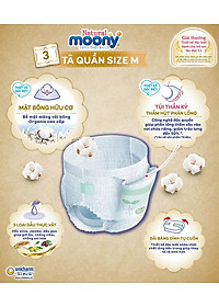 Tã/Bỉm Quần Moony Natural Size M- 46 miếng( bé 5-10kg)