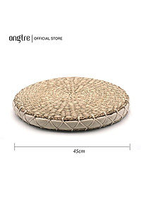 Nệm cói/đệm ngồi bệt cói ONGTRE cao cấp dành cho nhà hàng, quán cafe, phòng khách, đệm yoga 