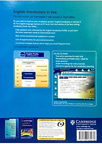 English Vocabulary in Use: Pre-Intermediate and Intermediate Book with Answers: Vocabulary Reference and Practice (Kèm CD)