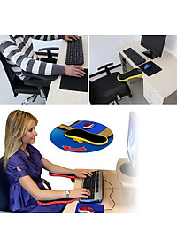 Giá đỡ cổ tay khi di chuột dùng cho bàn máy tính KitAcoom, Hàng Chính Hãng Chống mỏi cánh tay, cổ tay, hỗ trợ ngồi máy tính đúng tư thế giao màu ngẫu nhiên