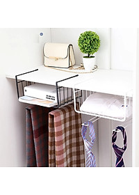 Kệ Sắt Đa Năng Treo Gầm Bàn Kệ Tủ Đồ dùng cá nhân một cách gọn, gàng, tránh thất lạc (tặng kèm móc khóa người dơi)