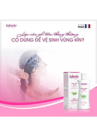 Dung Dịch Vệ Sinh SAFORELLE Gentle Cleansing Care (250ml) + Tặng 1 Móc Khóa Nhựa 2 Mặt