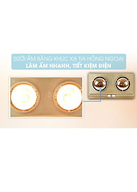 Đèn Sưởi Phòng Nhà Tắm FUJIKA - Hàng Chính Hãng