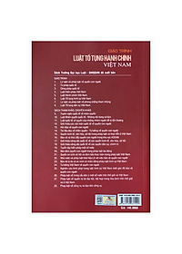 Sách - Giáo trình luật tố tụng hành chính Việt Nam