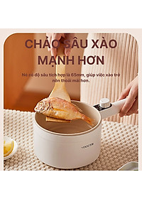 Nồi lẩu điện mini YOICE đa năng công suất 500W, 2 lớp chống bỏng bảo vệ đôi tay của bạn - YDZG1002 - HÀNG CHÍNH HÃNG
