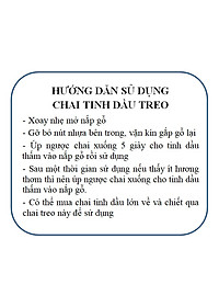 Tinh Dầu Oải Hương Treo Phòng, Treo Xe ô tô (Lavender) Chính Hãng TIDAMO Giúp Thơm Thư giản, Kháng Khuẩn Và Bảo Vệ Sức Khỏe