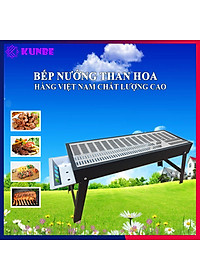 Bếp Nướng Than Hoa KUNBE Thiết Kế Cải Tiến Với Bộ Khung Chắc Chắn Và Phên Nướng Inox Dễ Dàng Vệ Sinh