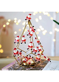 Dây Đèn Led 20 Bóng Họa Tiết Ông Già Noel Dài 2M
