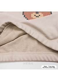 Áo nỉ cho bé gái BIGFOX MISS MEOW size đại mùa thu đông có mũ giữ ấm in Gấu kiểu Hàn cỡ trẻ em 7-15 tuổi 30kg 45kg 1975