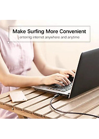 Ugreen UG20160NW102TK 2M màu Đen Cáp mạng LAN CAT6 UTP - HÀNG CHÍNH HÃNG