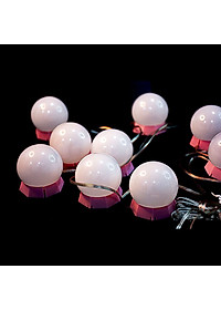 Dây Đèn LED Bàn Trang Điểm 5 Chế Độ Sáng Đế Hồng