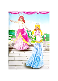 1000 hình dán trang phục công chúa - Công chúa hoa lệ (Sách bản quyền) - Tái bản