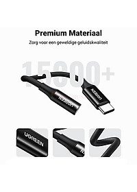 Cổng chuyển đổi Ugreen USB-C to 3.5mm Audio Cable AV161 - Hàng chính hãng