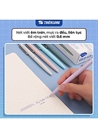 Combo 5/10/20 Bút gel B - Minimalist Butter Gel Thiên Long - Premium tip - Mực Xanh - Màu thân ngẫu nhiên