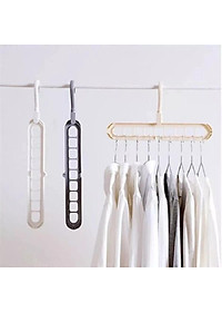 Móc Treo quần áo đa năng tiết kiệm diện tích, móc treo đa năng tiện lợi, móc 9 lỗ
