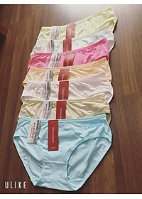 combo 10 chiếc quần lót cotton trơn co dãn tốt fom từ 45-60kg