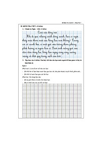 Đề Kiểm Tra Tiếng Việt 3 - Tập 2