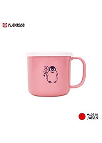 Combo 01 Bát ăn cho bé có quai cầm Kokubo Meal Bowl φ15cm + 01 Cốc nhựa uống nước Nakaya 200ml có nắp silicon mềm - Made in Japan